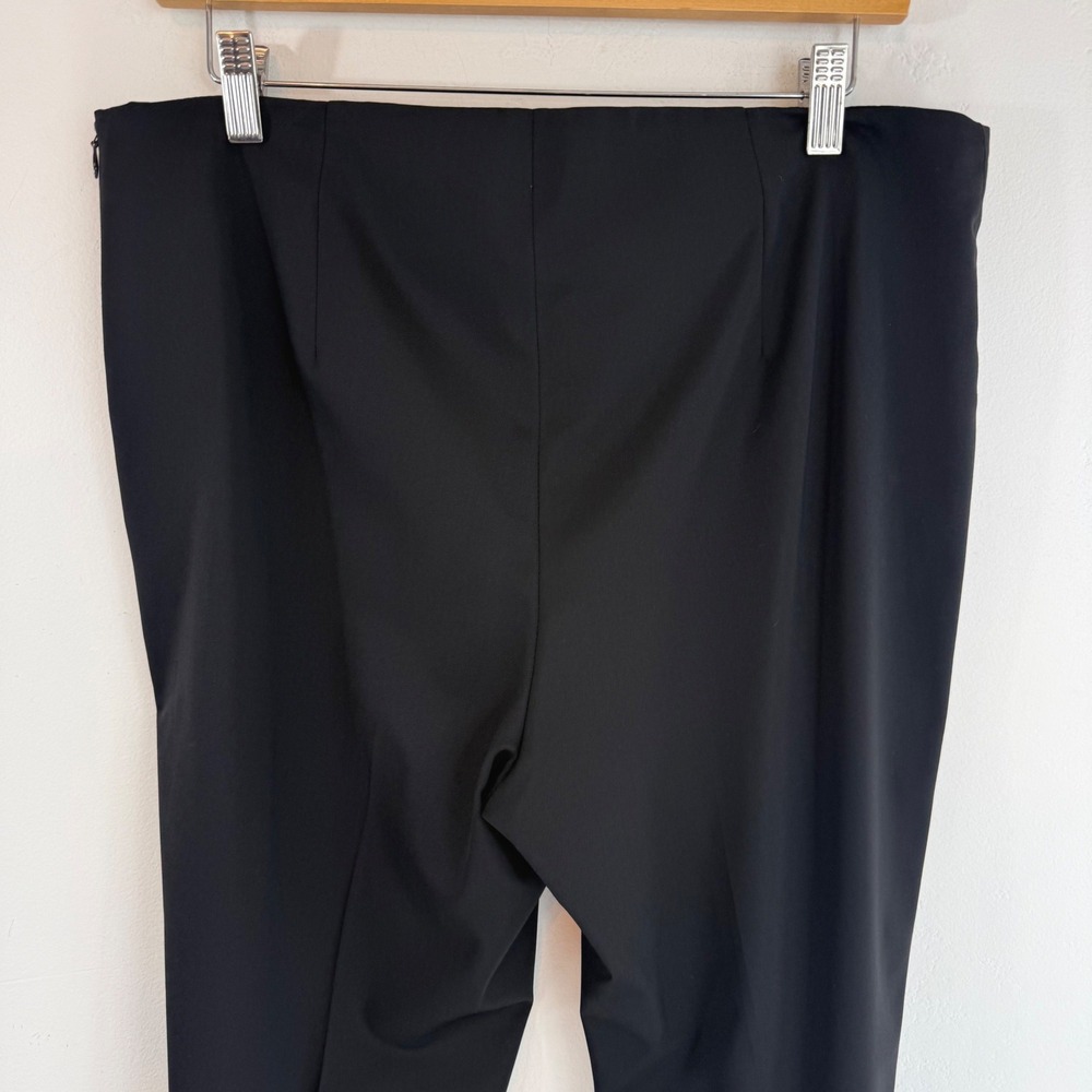 Lafayette 148 Stanton Pants Black Virgin Wool Straight Leg Quiet Luxury 10 - Picture 8 of 16